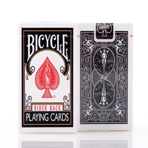 자전거 클래식 블랙 데크 라이더 백 플레잉 카드, 표준 인덱스 포커 매직 카드 게임, 마술사 마술 트릭 소품