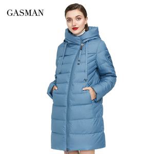 GASMAN 2022 롱 퍼퍼 겨울 다운 재킷 여성 두꺼운 코트 여성 후드 파카 따뜻한 여성 브랜드 면화 의류 겨울 M-180