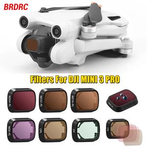 BRDRC UV CPL ND8 렌즈 필터, DJI MINI 3 PRO 드론 카메라 중립 밀도 필터 세트, 광학 유리 액세서리