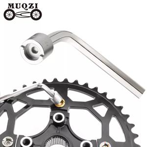 MUQZI 체인 링 볼트 너트 렌치, 체인 링 나사 제거 설치 도구, MTB 도로 접이식 자전거 체인 휠 도구