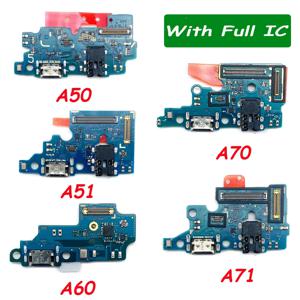 USB 충전기 충전 포트, 도크 커넥터 마이크 보드, 삼성 A71 A70 A51 A50 A41 A40 A31 A30 A21S A20 A60 A10