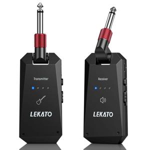 LEKATO-5.8GHz 무선 기타 시스템, 오디오 디지털 기타 무선 송수신기 오디오 시스템 일렉트릭 기타베이스