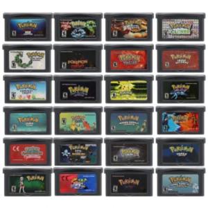 포켓몬 시리즈 GBA 게임 카트리지, 32 비트 비디오 게임 콘솔 카드, 레드 장 저주 모몬 파이어 레드 에메랄드, GBA NDS