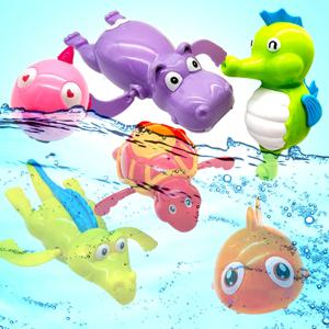아기용 목욕 장난감, 귀여운 수영 거북이 고래 수영장 해변, 클래식 체인 시계 작업, 물놀이 장난감