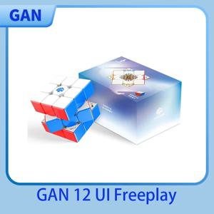 Gan 12 Ui FreePlay 3x3 마그네틱 매직 스피드 큐브 스티커리스 전문 피젯 장난감, Cubo Magico 퍼즐 Gan 12 Ui 무료 플레이