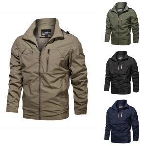 용수철 가을 남성 바람막이, 오버사이즈 방풍 방수 재킷, 등산 캠핑 코트, 남성 레인 코트 의류