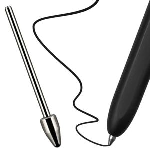 태블릿 연필 펜촉 내마모성 교체 가능한 스타일러스 팁 티타늄 합금 실버(삼성 갤럭시 탭 S6 S7 S8 S9 S23 노트 1용)