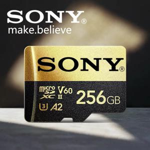 소니 마이크로 SD 카드 고속 SD 메모리 카드, 마이크로 SD U3 A2 TF 플래시 카드, 샤오미 휴대폰 카메라 테이블 PC용, 128GB, 256GB, 32GB, 64GB