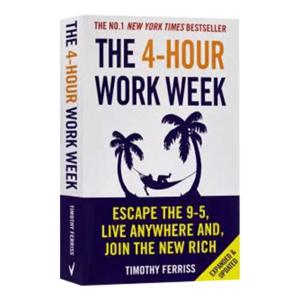 Timothy Ferriss Escape The 9-5, 어디서나 살면서 새로운 리치 베스트셀러 도서, 페이퍼백 영어, 4 시간 근무 주