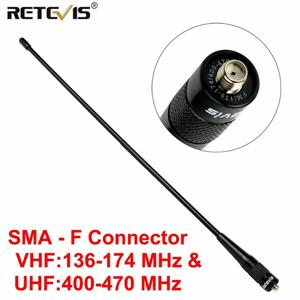 RETEVIS 워키토키 안테나 SMA-F RHD-771 VHF UHF 듀얼 밴드, 켄우드 바오펑 UV 5R 144/430Mhz, Quansheng UV K5 UV K6 K58