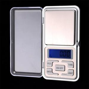 미니 디지털 포켓 저울 LCD 디스플레이, 다이아몬드 무게 측정, 그램 무게 측정, 0.01g/200g