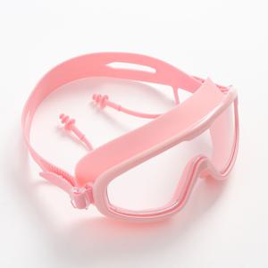 [웨이브위시] 블루돌핀 고글 물안경 김서림방지 투명 수경 핑크