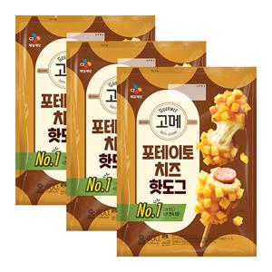 CJ 고메 포테이토치즈 핫도그 4입 400g X 3봉