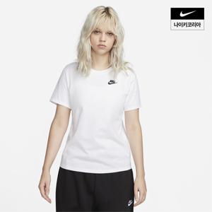 여성 스포츠웨어 클럽 에센셜 티셔츠 DX7903-100