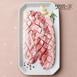 국내산 한돈 칼집 삼겹살 구이용 500g