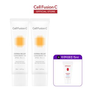 더마 릴리프 썬스크린 100 50ml+50ml (+아쿠아포린 15ml)