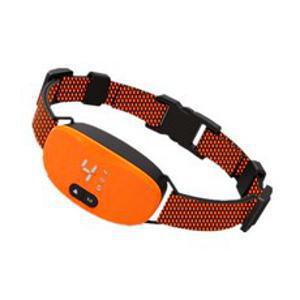 Garrl 강아지 짖음방지기 전기목걸이 개짖음방지 충전식 방수, 오렌지색