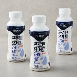 매일바이오 프로틴 요거트 플레인, 260ml, 3개