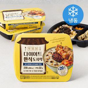 맛있닭 다이어트 한식 도시락 버섯 강된장밥 & 닭가슴살볼 자반김 (냉동), 230g, 4개