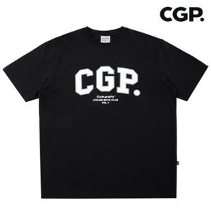 코드그라피 공용 CGP 아치 로고 티셔츠 CBDUUTS002 BK