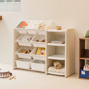 루루 장난감 정리함 확장형 (색상선택) 아기 유아 레고 인형 정리함 수납장 책꽂이 책장 아이방