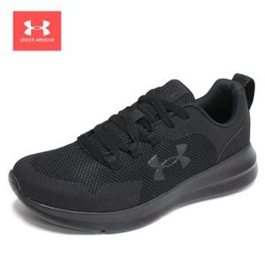 언더아머 UA 에센셜 런닝화 트리플블랙 남성 여성 올검 운동화 워킹 조깅 신발 3022954-004