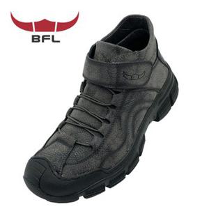 BFL865 그레이 남성 하이탑 벨크로 스니커즈 워커 캐주얼 부츠 신발