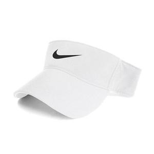 나이키 드라이핏 에이스 스우시 바이저 골프 스포츠 썬캡 모자 화이트 FB5630-100