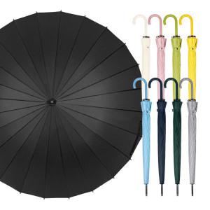 [인블룸]1+1 초대형 튼튼한 대형 장우산 24살대 24K  태풍 골프 우산 장마용품 9color +어깨커버