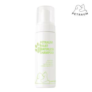 [펫라움]릴리프 워터리스 샴푸 200ml / 강아지 고양이 샴푸