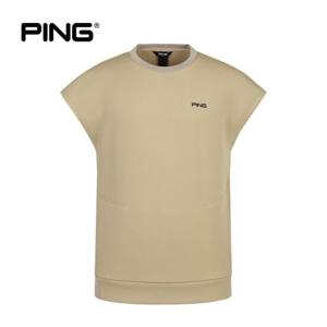 [PING] 남성 라운드 민소매 티셔츠