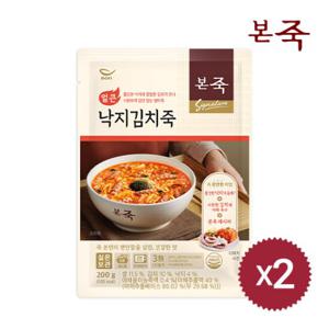 [본죽] 낙지김치죽 200g 2팩