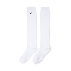 [어뉴골프] 여성 (W) SEE-THROUGH LOGO KNEE SOCKS_WH