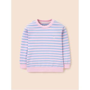 [15%쿠폰][빈폴키즈]스트라이프 스웨트 셔츠 라이트 핑크(BI4141U08Y)