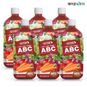 메이준뉴트리 NFC 착즙 비엣퓨어 100% ABC 주스 1000ml 6병