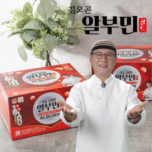 [공식] 김오곤 더진한알부민 골드 3set(120병) 고함량 알부민