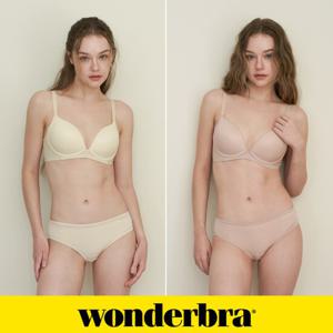 [Wonderbra] 퓨징볼륨 노와이어 브라팬티 4종세트 WBW4N3335_T