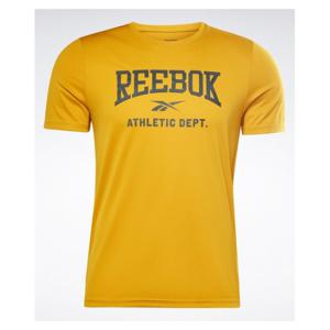 [리복]Reebok 남성 WOR POLY GRAPHIC 반팔 티셔츠 - 옐로우 / HL2005 RETS2E057Y2