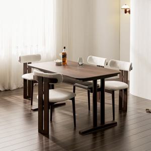 헤이몰리 반즈 원목 4인 식탁 테이블 세트(의자)