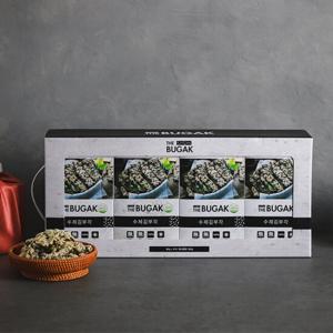 [자연맛남] 전통 수제 통찹쌀 김부각 선물세트 (90g x 4box)