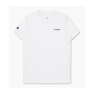 [르꼬끄] 남여공용 유니 폴리스판 반팔 티셔츠 / OFF-WHITE (QP123GRS21)