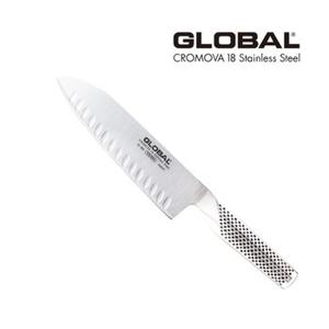 글로벌나이프  산도쿠나이프 딤플 18cm G-80