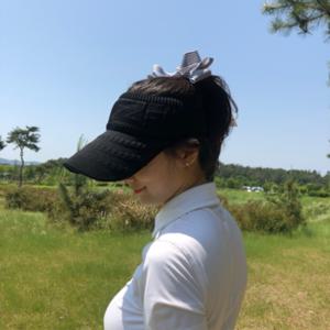 [로로얼로이]골프 여성용 니트 썬캡 봄 여름 가을 망사 모자