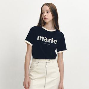 [6/13 순차배송] 마리 후로킹 반팔 티셔츠(MAEBTS06MNY)