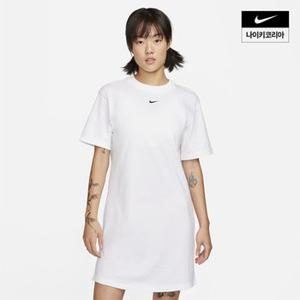 여성 나이키 스포츠웨어 에센셜 반팔 티셔츠 드레스 DV7883-100
