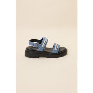 [슈콤마보니]SUECOMMA BONNIE DG2AM24026BLU Jewelry sandal(blue)