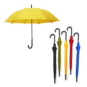 송월우산 60컬러무지 곡자 손잡이 학생 단체 장우산
