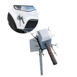 자동차 포인트 토르 망치 묠니르 데칼 3D 스티커 시트지 스크래치 커버 스쿠터 오토바이 꾸미기