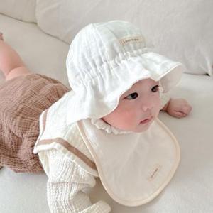 아기 거즈햇 벙거지 모자 아기여름모자