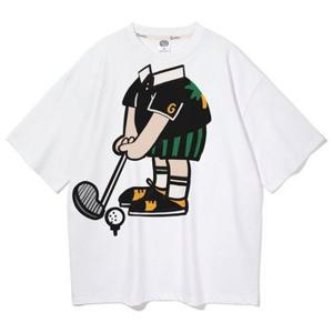 SOKOOB  CP 앨빈클로 FAKE GOLFER 오버핏 반팔티 AST4590  2 COLOR